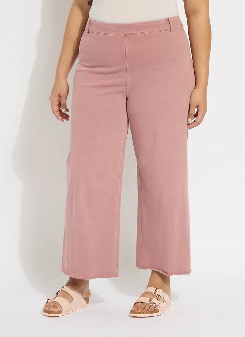 Erin Hi Waist Wide Leg Denim (Plus Size, 28" Inseam)