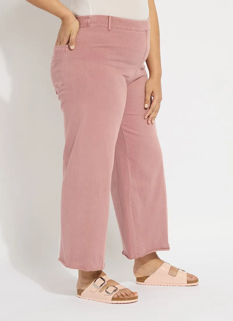 Erin Hi Waist Wide Leg Denim (Plus Size, 28" Inseam)