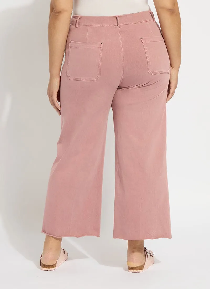 Erin Hi Waist Wide Leg Denim (Plus Size, 28" Inseam)