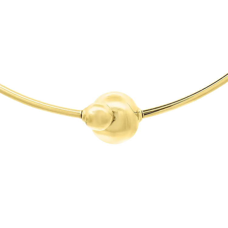 Estate 14k Yellow Gold Flexible Collar Necklace