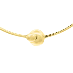 Estate 14k Yellow Gold Flexible Collar Necklace