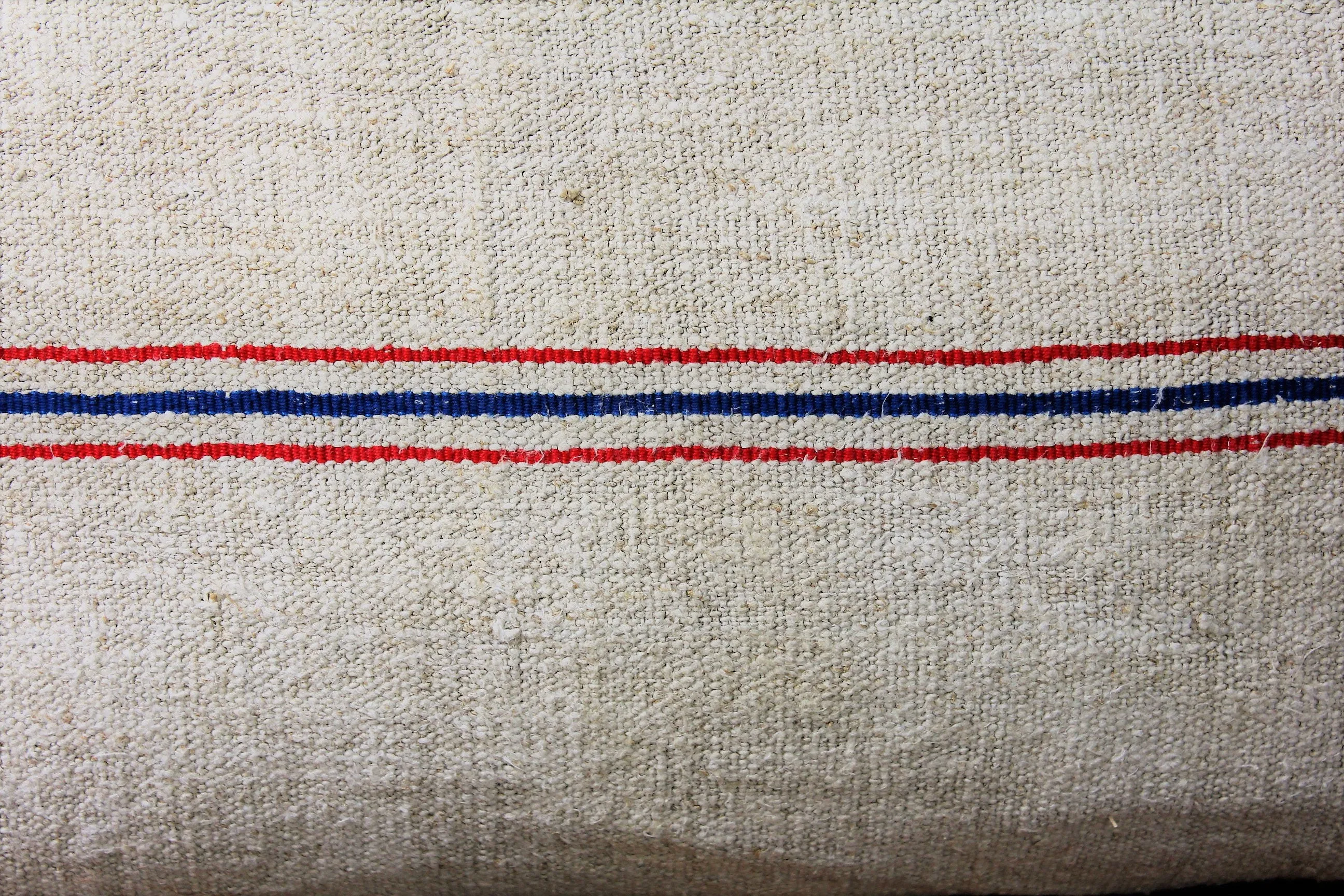 European Stripe Grain Sack Pillow Cover