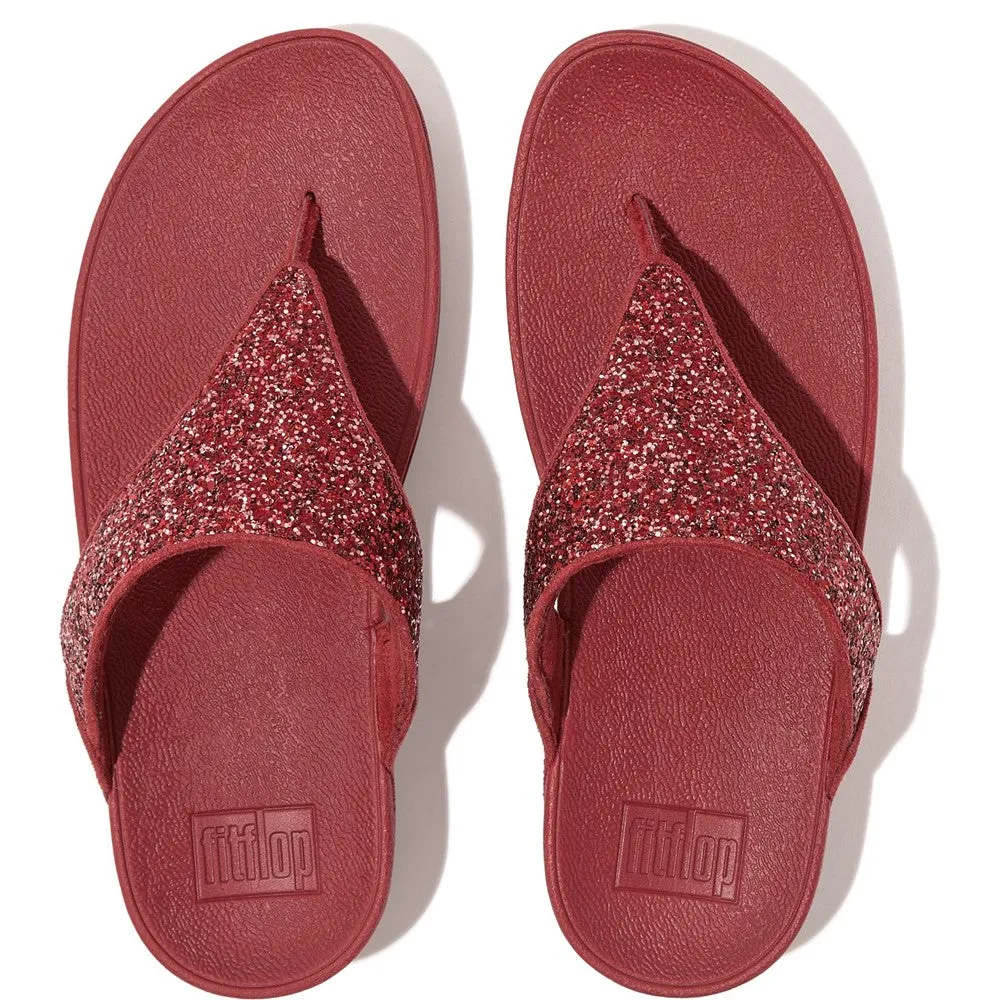 Fitflop Lulu Glitter Toe-Post Sandals