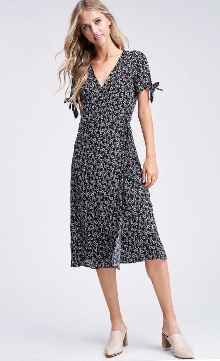 Floral Wrap Dress