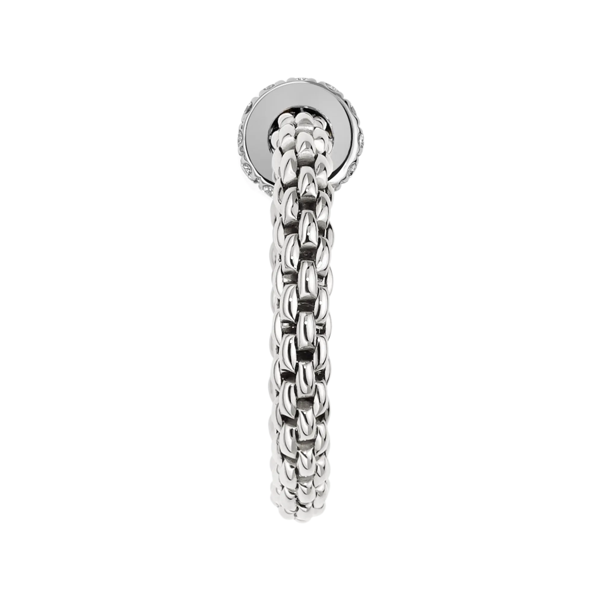 Fope Solo Flex'it ring with diamond pavé