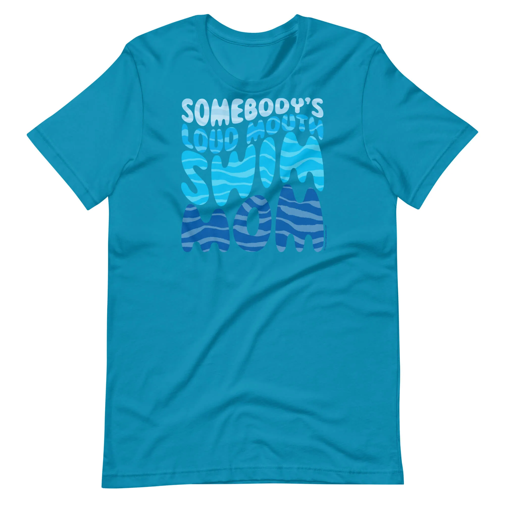 Funny Loud Mouth Swim Mom T-shirt