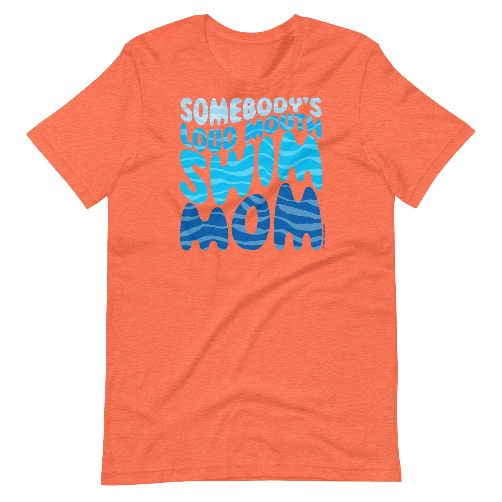 Funny Loud Mouth Swim Mom T-shirt