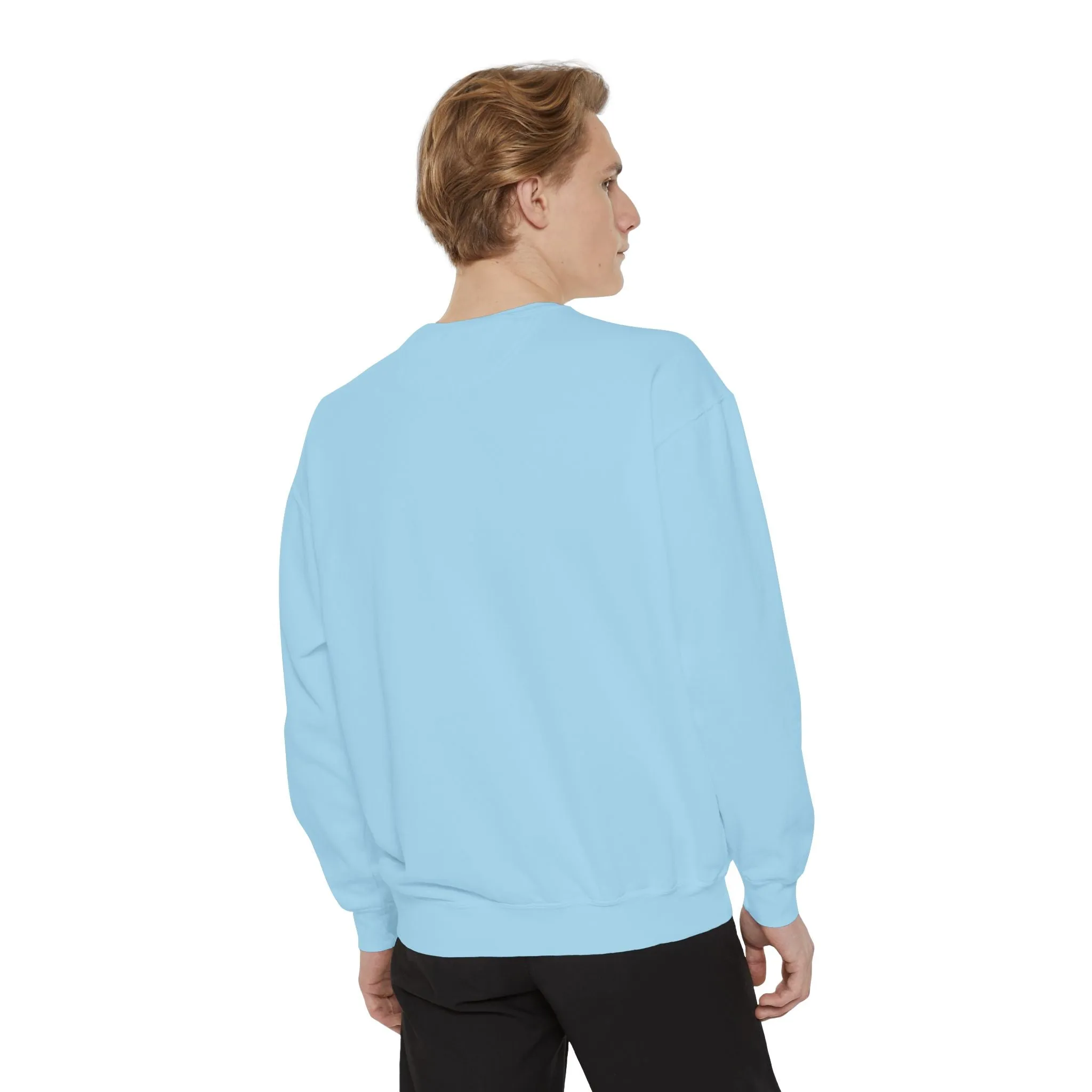 Garment-Dyed Sweatshirt Wake Up Get the Bag - Unisex