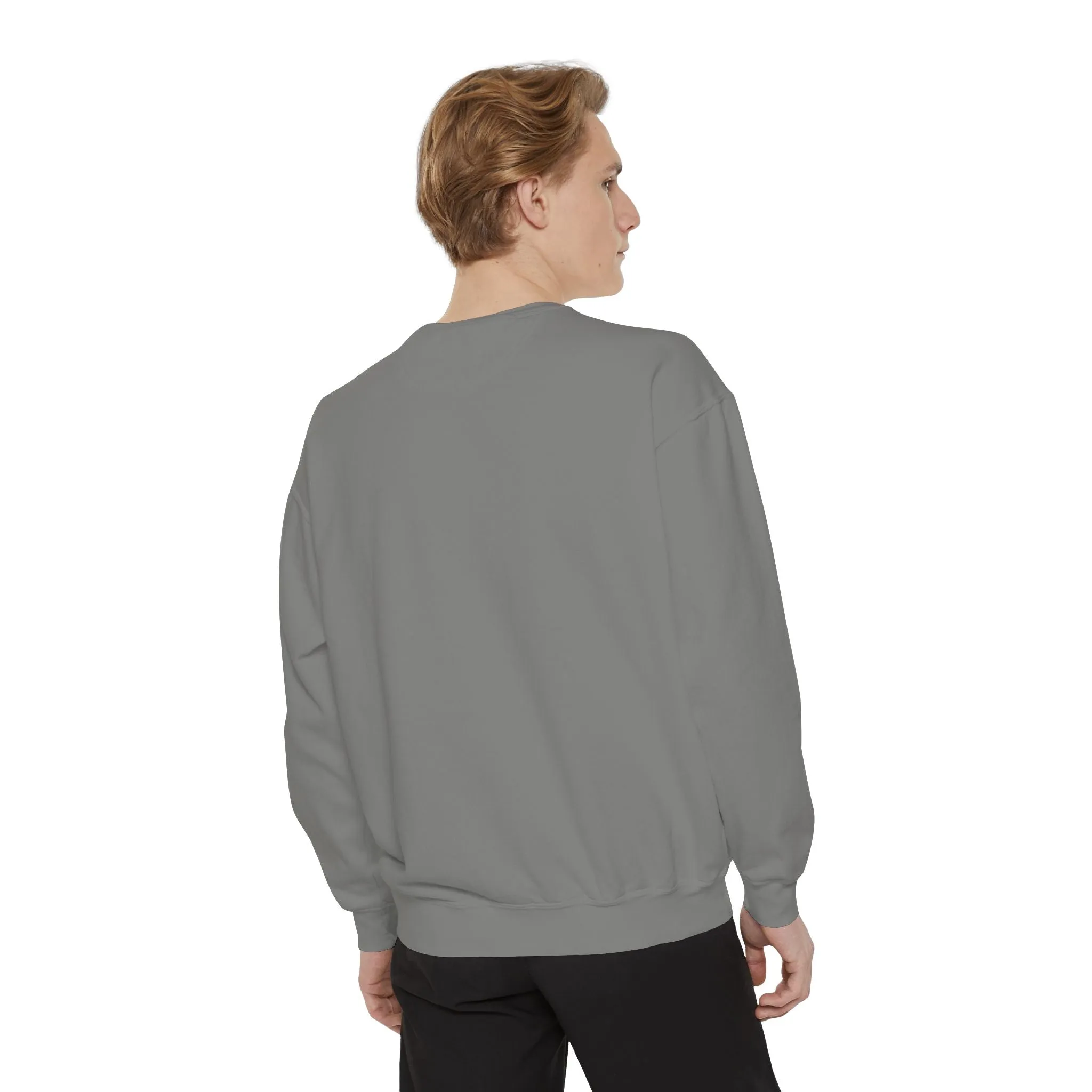 Garment-Dyed Sweatshirt Wake Up Get the Bag - Unisex