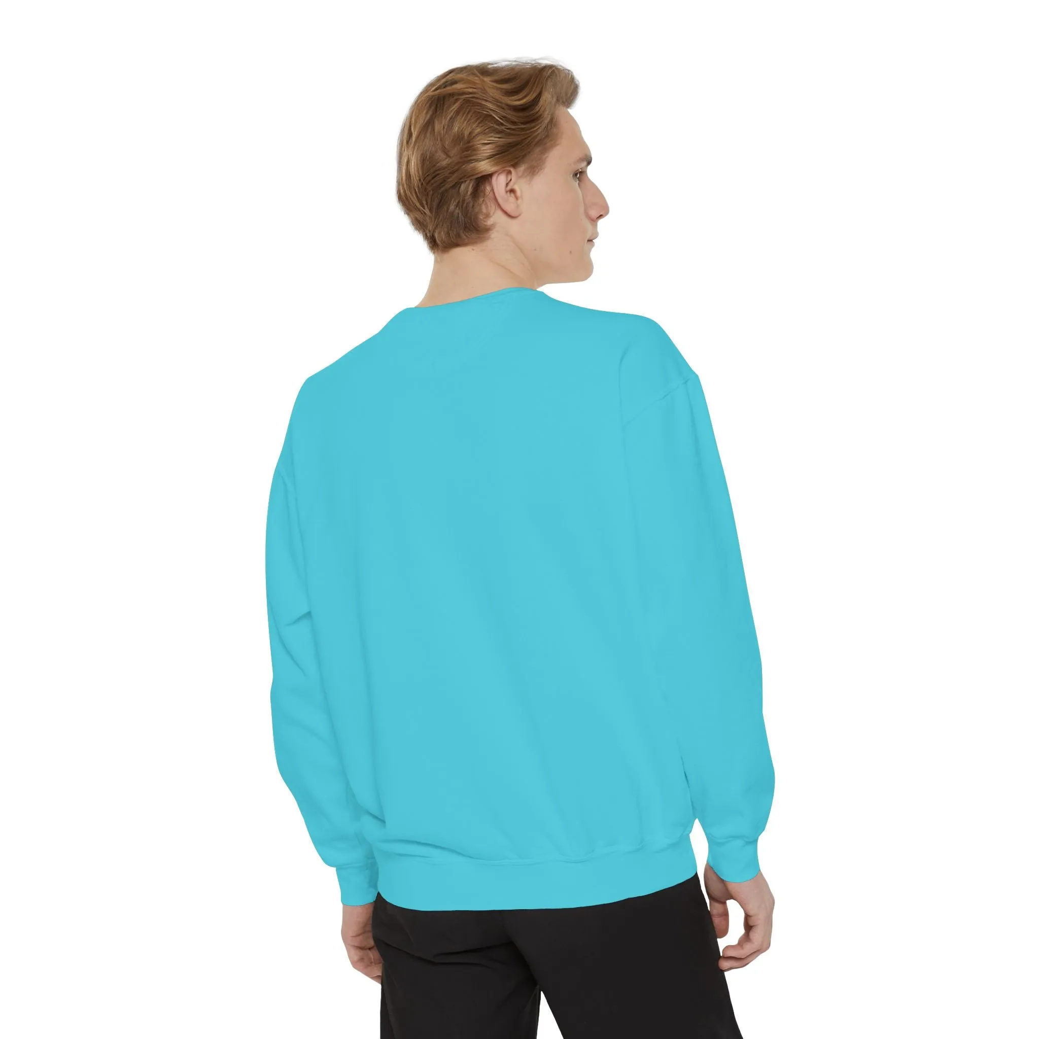 Garment-Dyed Sweatshirt Wake Up Get the Bag - Unisex