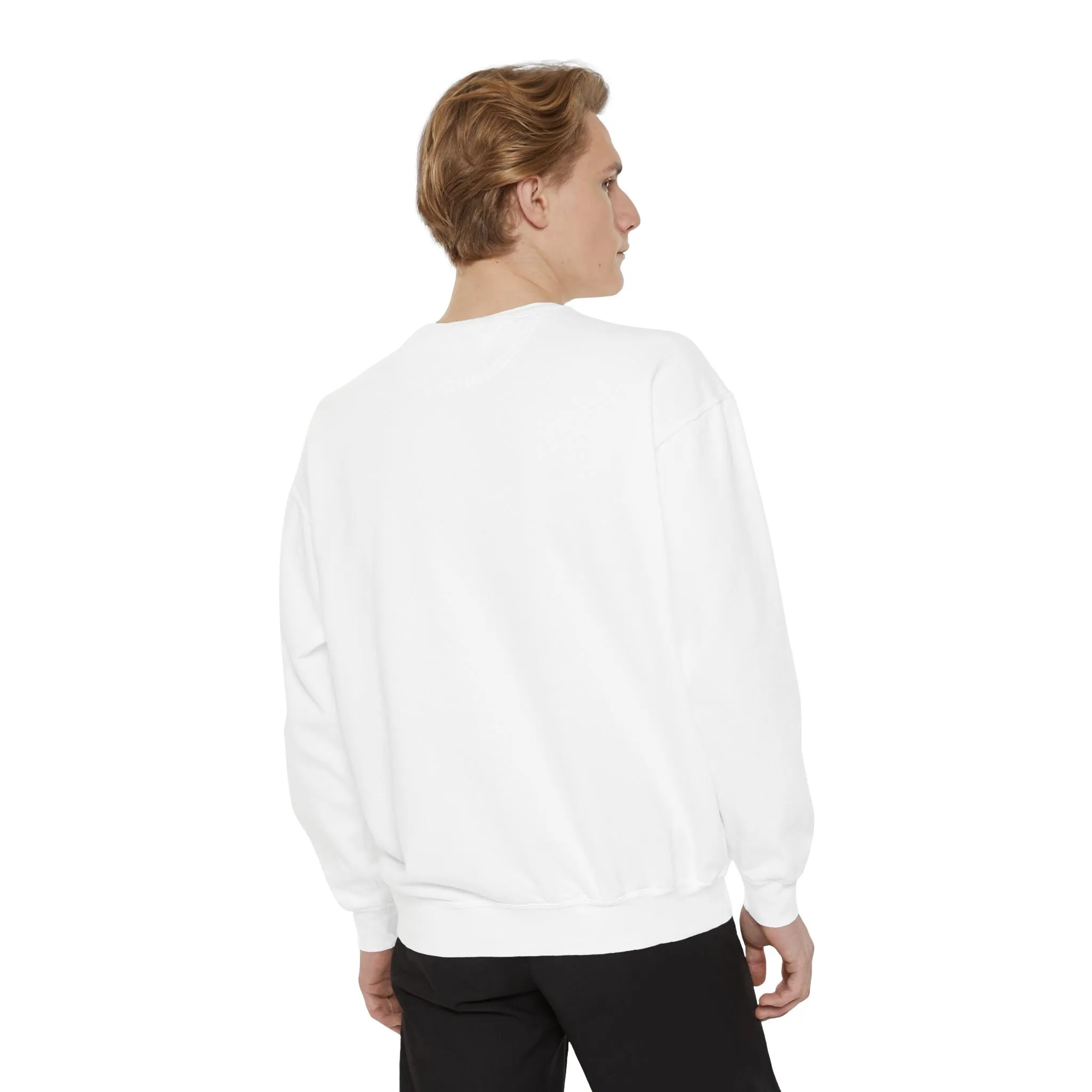 Garment-Dyed Sweatshirt Wake Up Get the Bag - Unisex