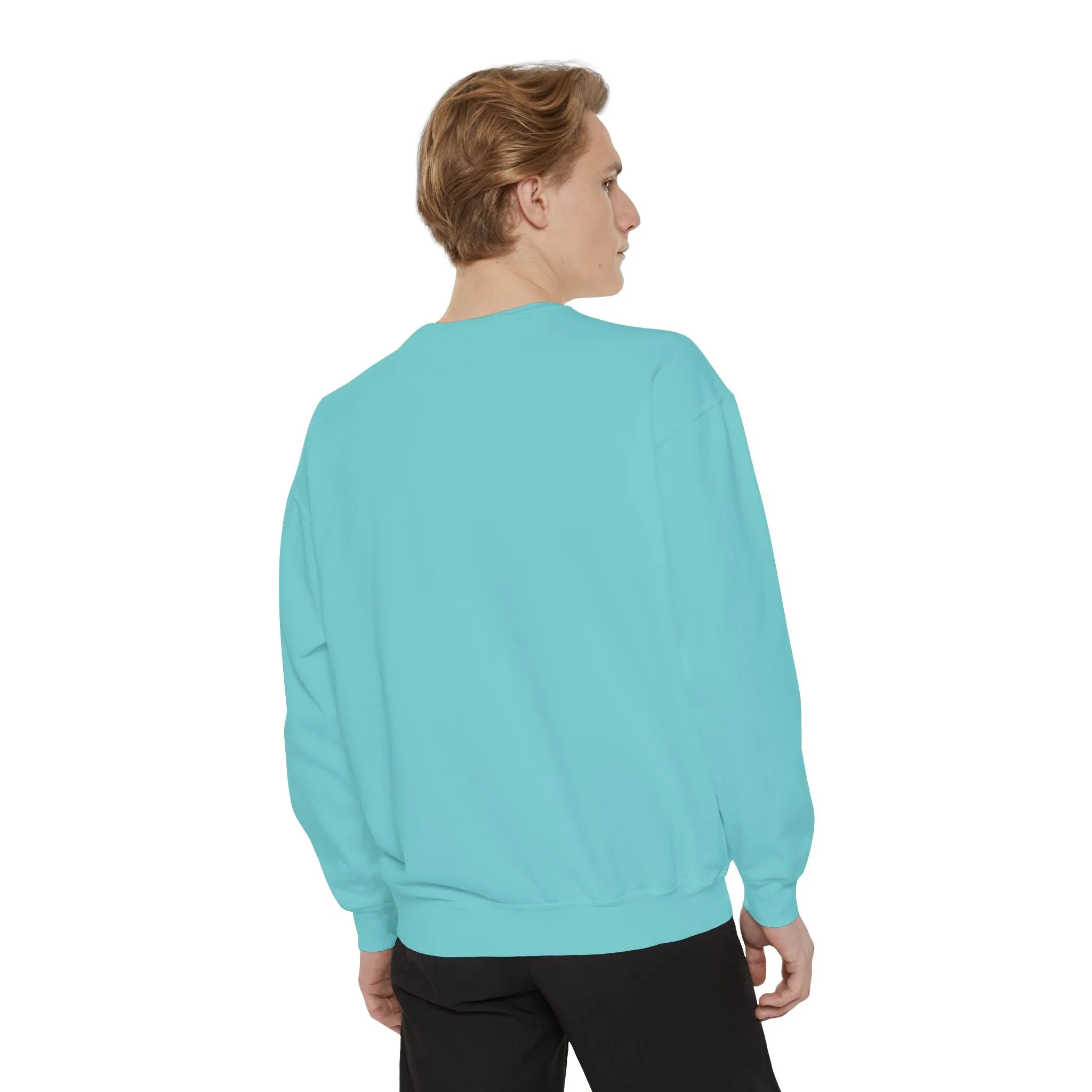 Garment-Dyed Sweatshirt Wake Up Get the Bag - Unisex