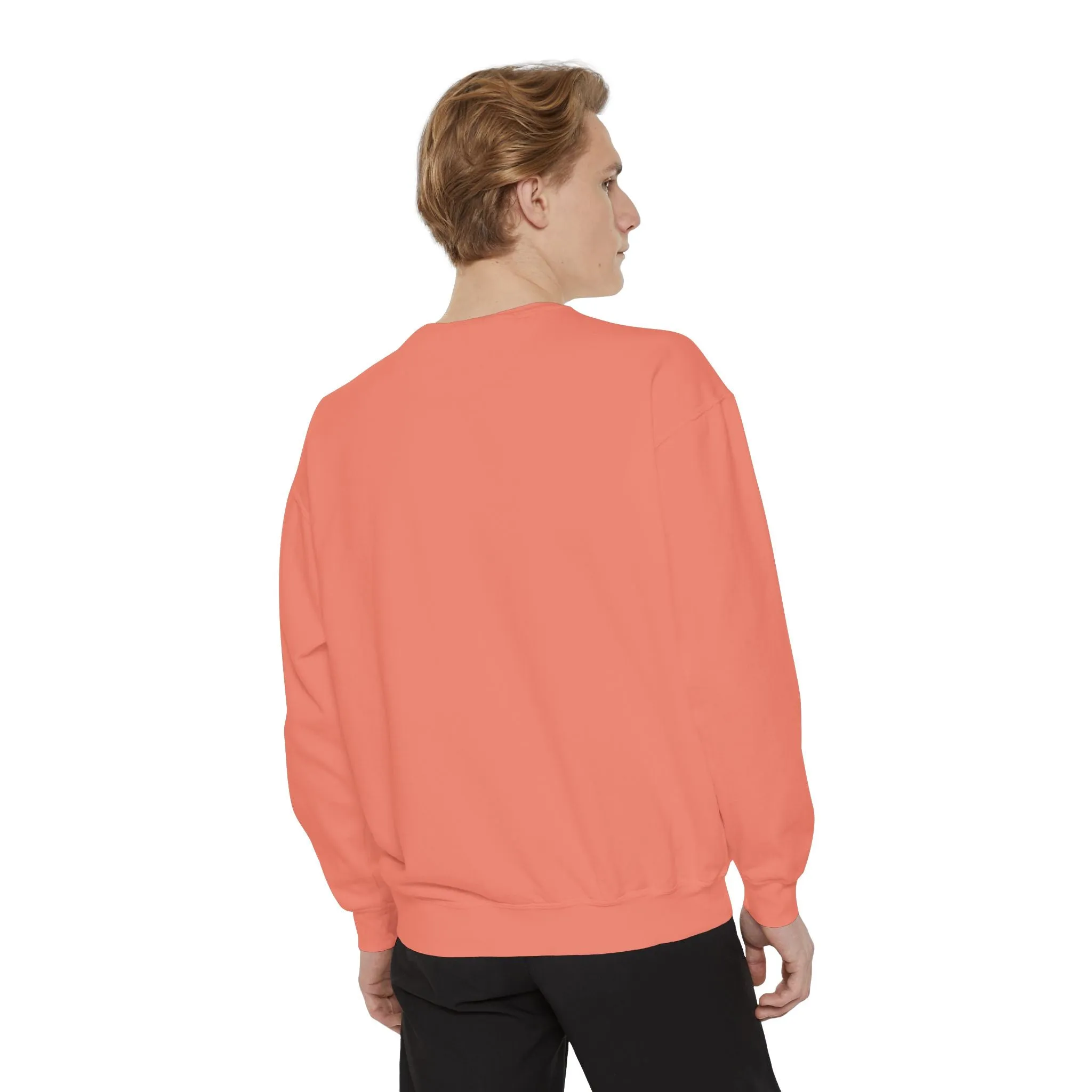 Garment-Dyed Sweatshirt Wake Up Get the Bag - Unisex