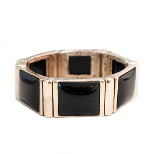 GOLD-BLACK BRACELET  #FW1202233 (QA3)