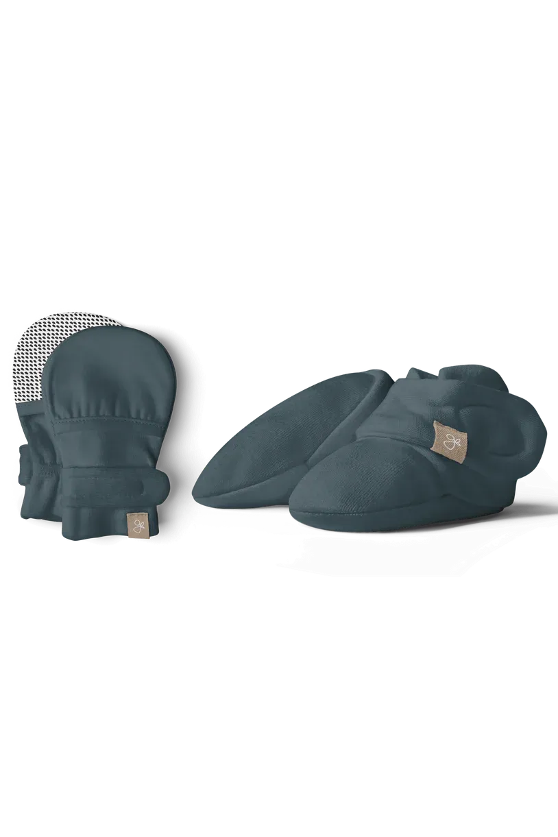 Goumikids - Baby Boots   Mitts Set - Midnight
