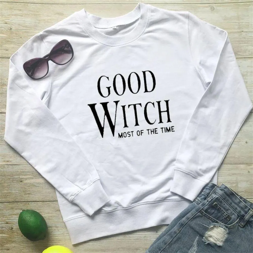 Graphic long Sleeve Shirts Good Witch