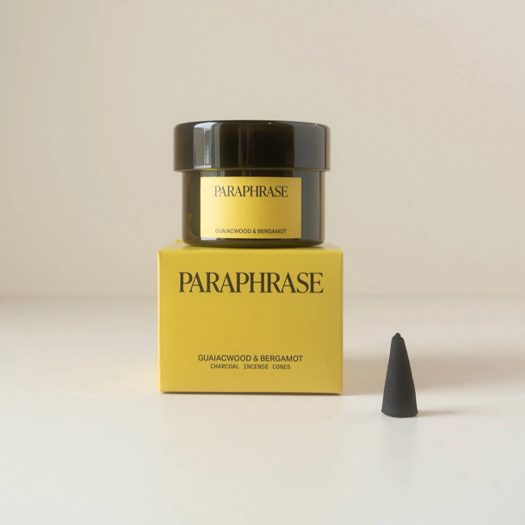 GUAIACWOOD & BERGAMOT INCENSE CONES