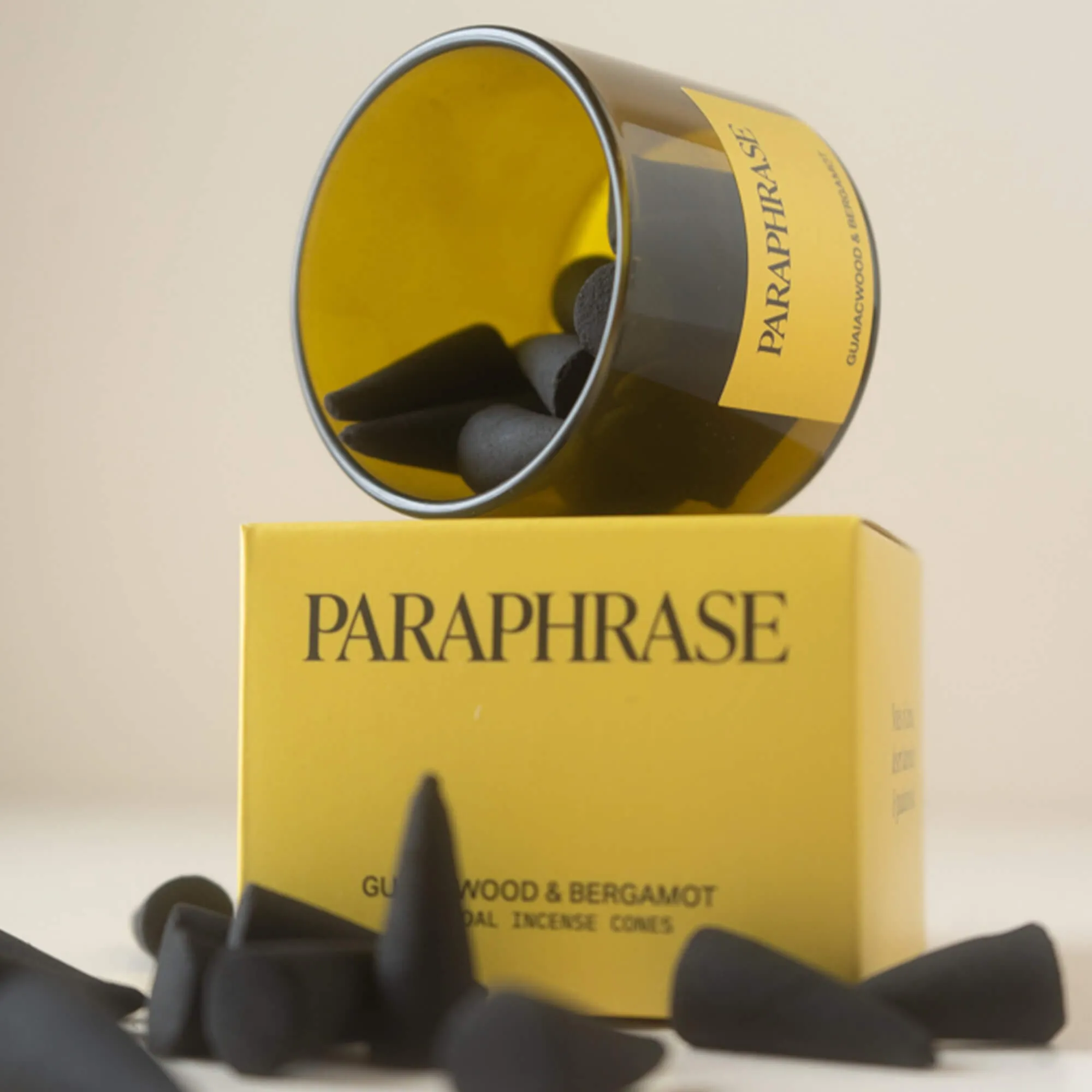 GUAIACWOOD & BERGAMOT INCENSE CONES