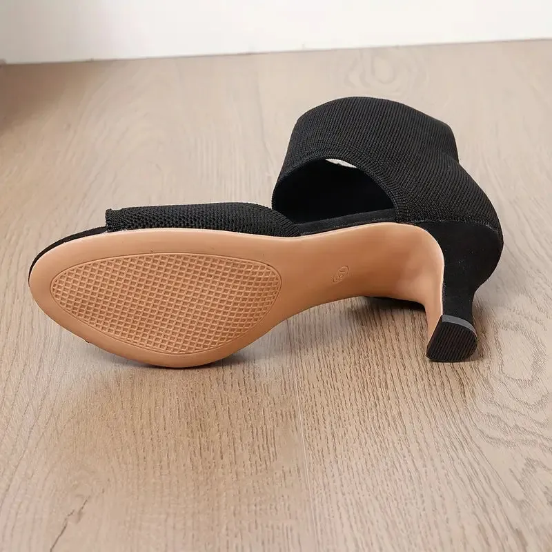 High Heel with Elastic Back