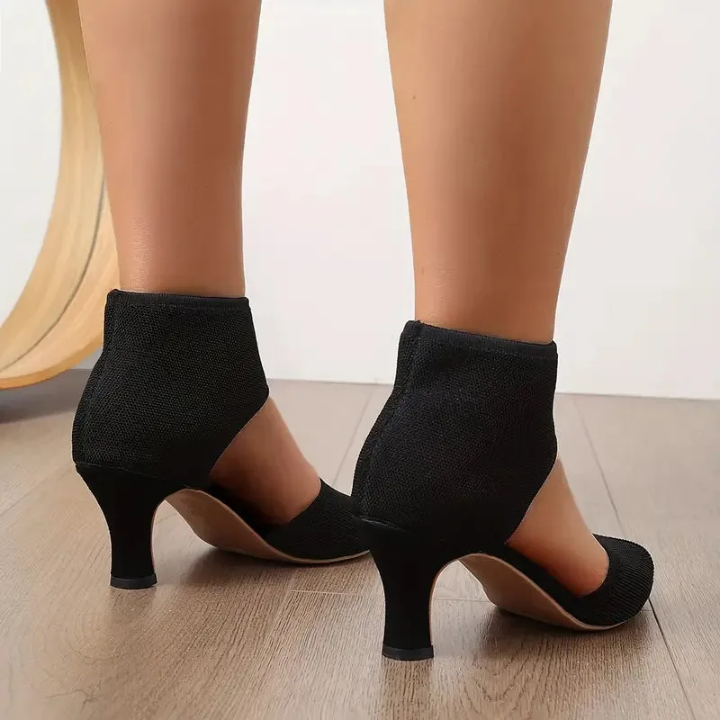 High Heel with Elastic Back