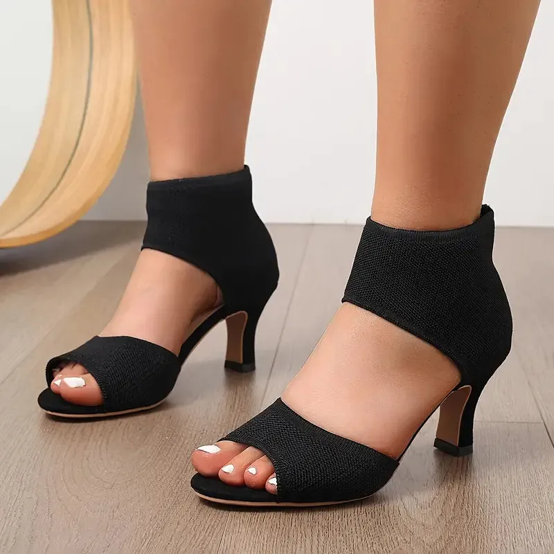 High Heel with Elastic Back