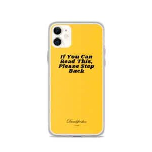 iPhone Cell Phone Holder - yellow