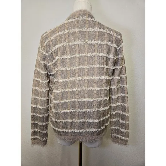 Italian Cardigan Knit Jacket Medium