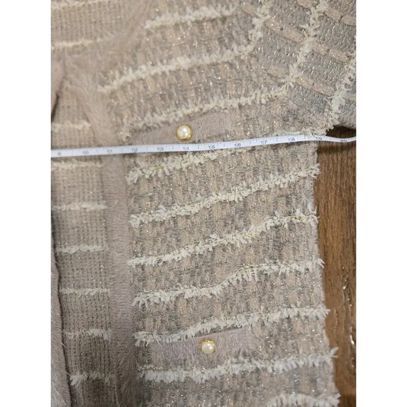 Italian Cardigan Knit Jacket Medium