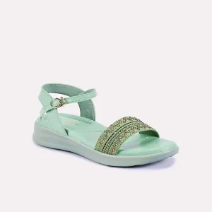 Joy Light Green Soft Sandals 0421059