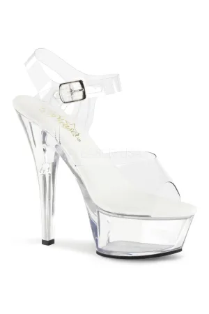 KISS-208VL Platform Sandal | Clear Vinyl