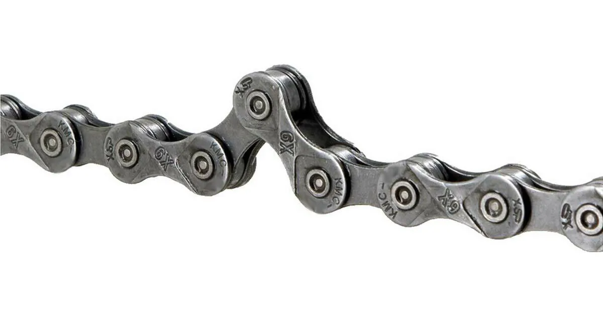 KMC X9 9 Speed Chain - 106 Link - Grey