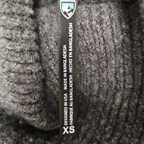 KUHL Dark Gray Sienna Sweater