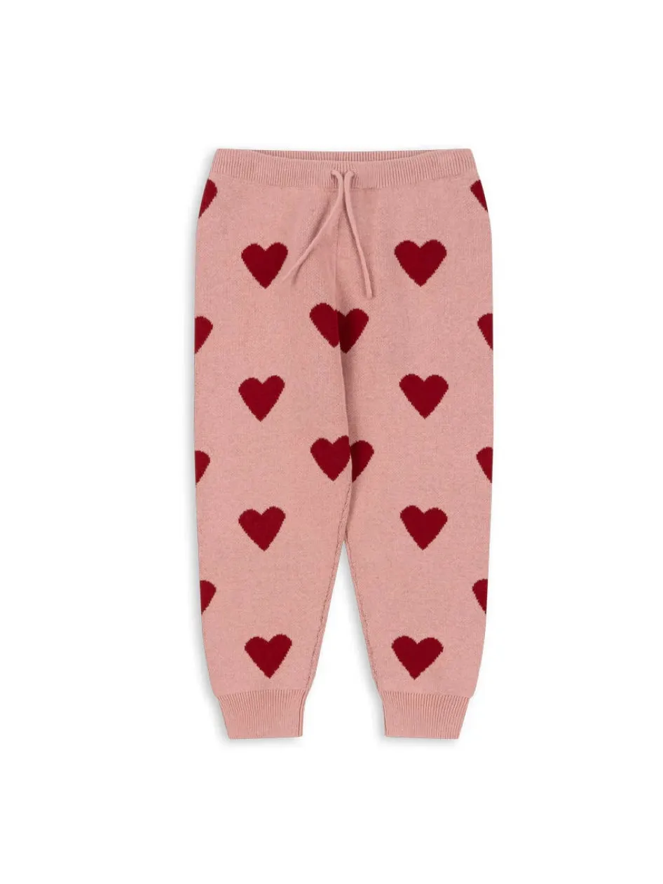 LAPIS KNIT PANTS MELLOW ROSE