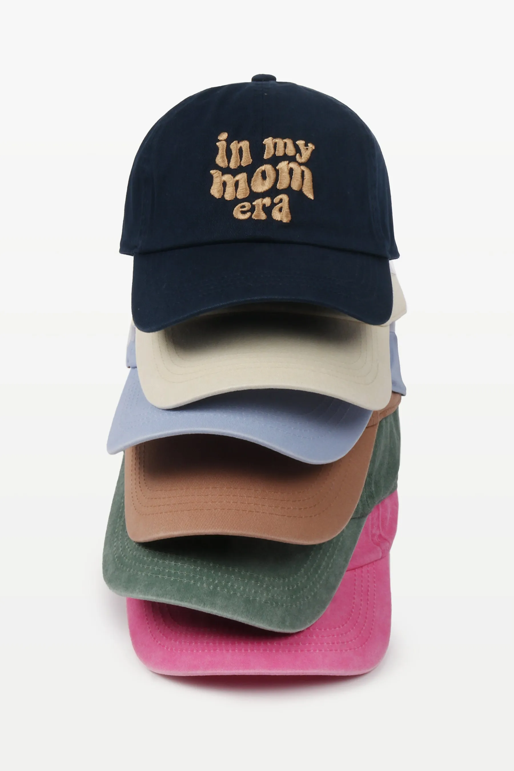 LCAP3312 - In My Mom Era Script Embroidered Baseball Cap