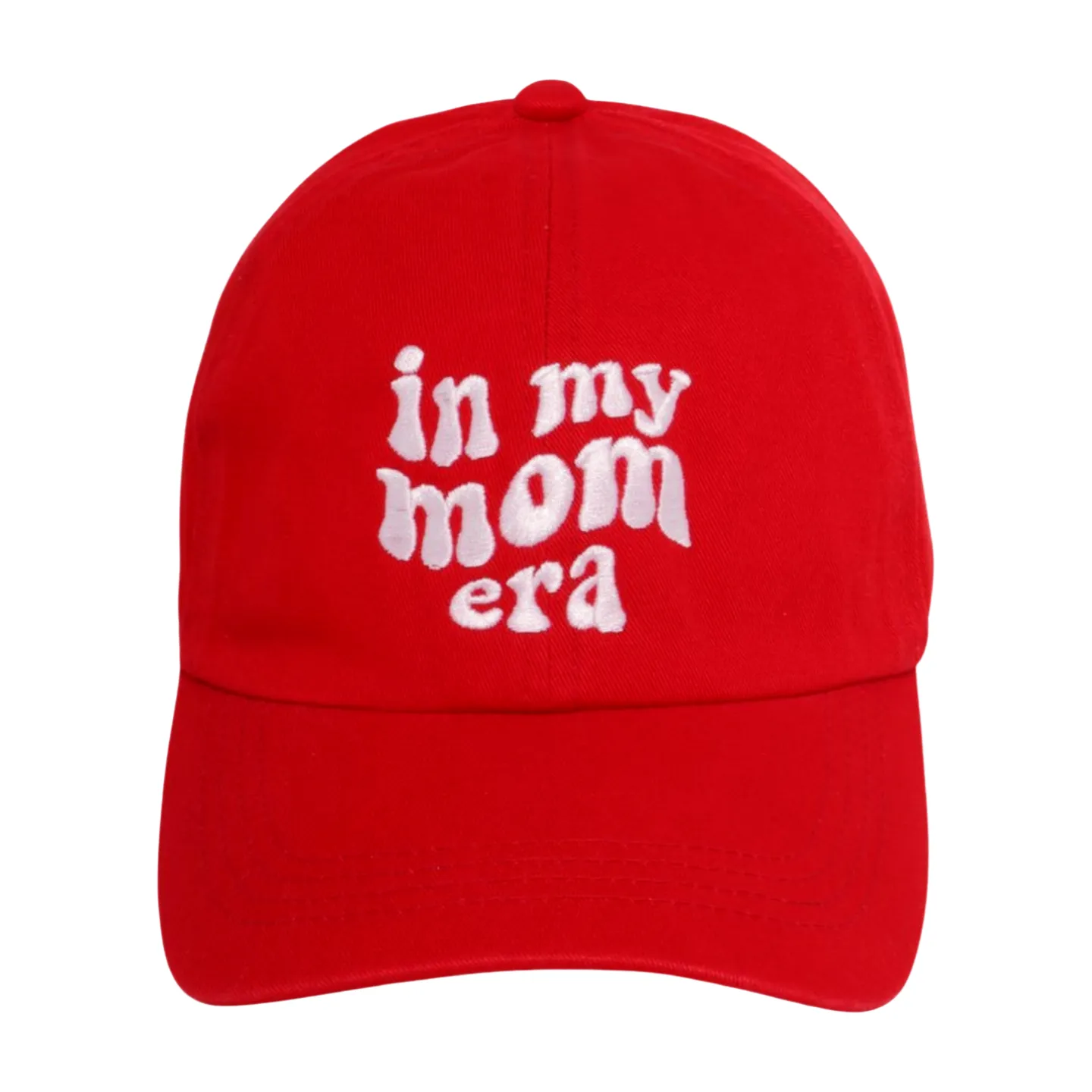 LCAP3312 - In My Mom Era Script Embroidered Baseball Cap
