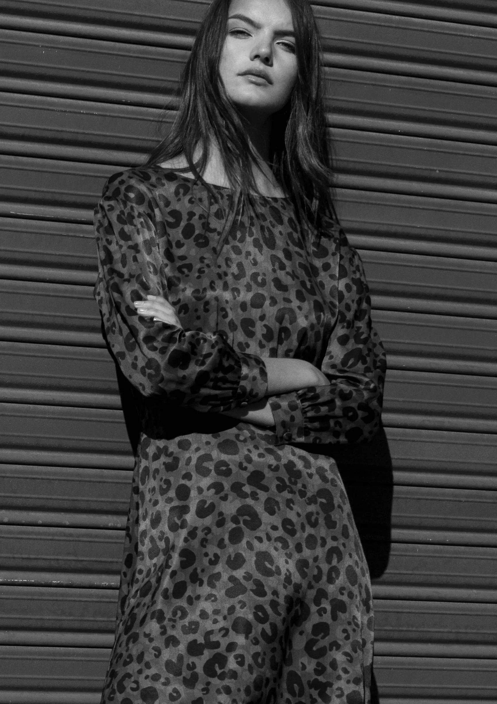 Leopard Print Mini Dress