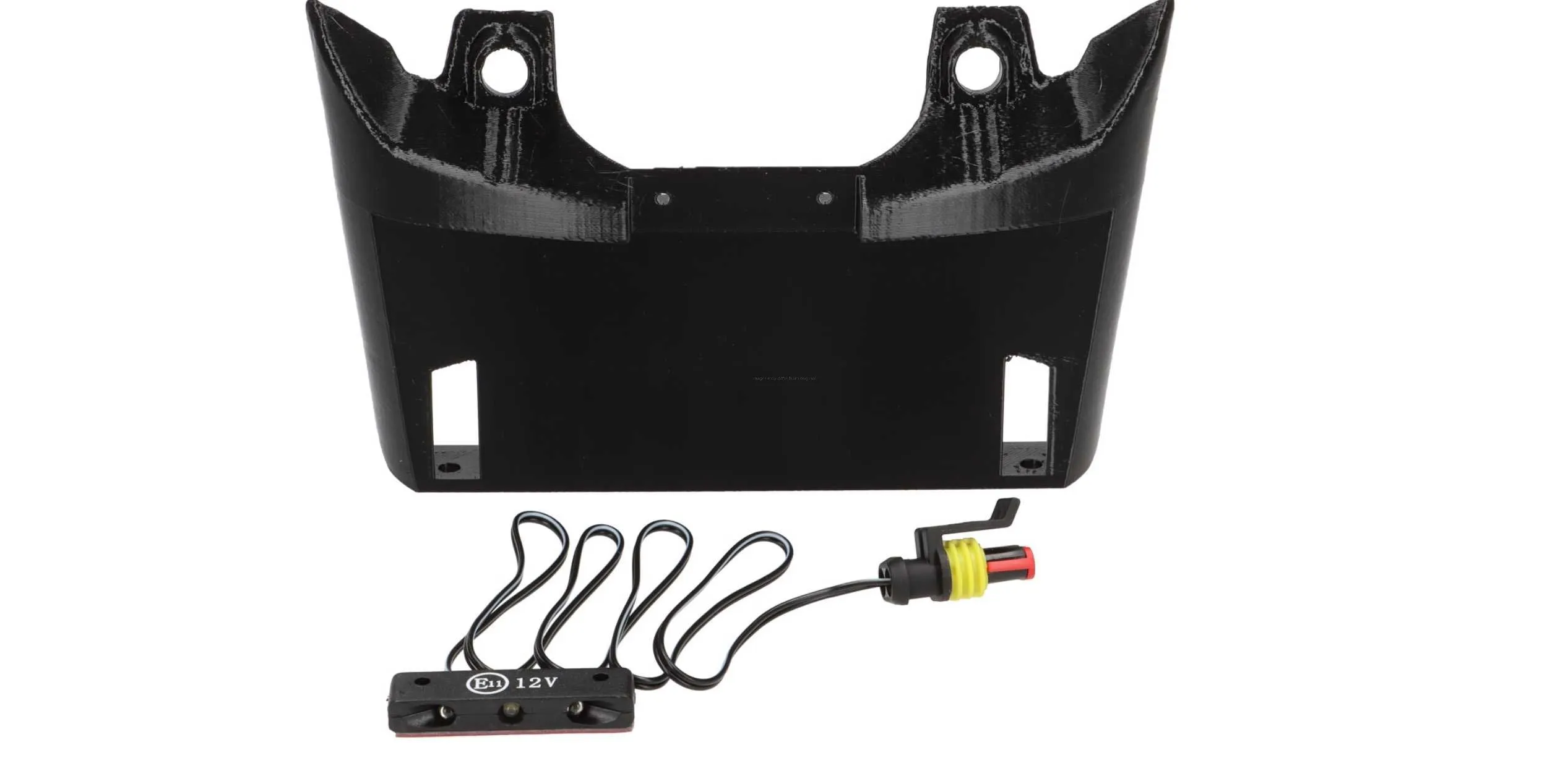 License Plate Holder and License Plate Lights MOTO NOSTRA | Vespa GTS 125-300cc