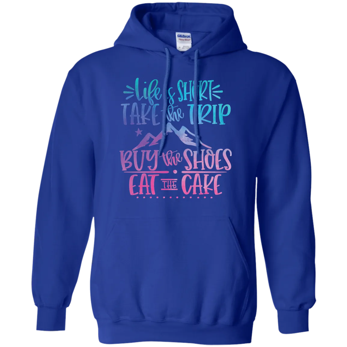 Life Is Short Gildan Hoodie – Cozy & Inspirational