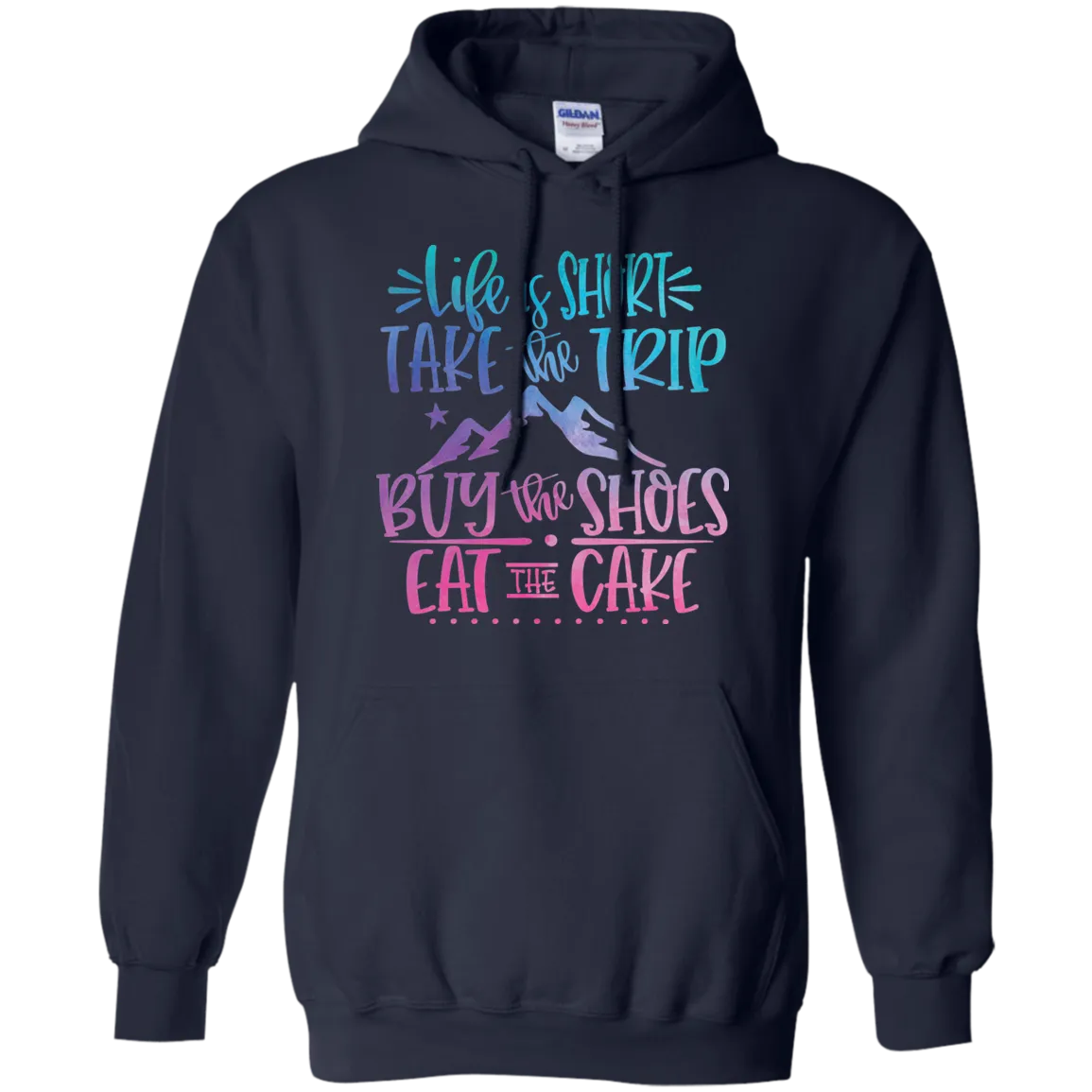 Life Is Short Gildan Hoodie – Cozy & Inspirational