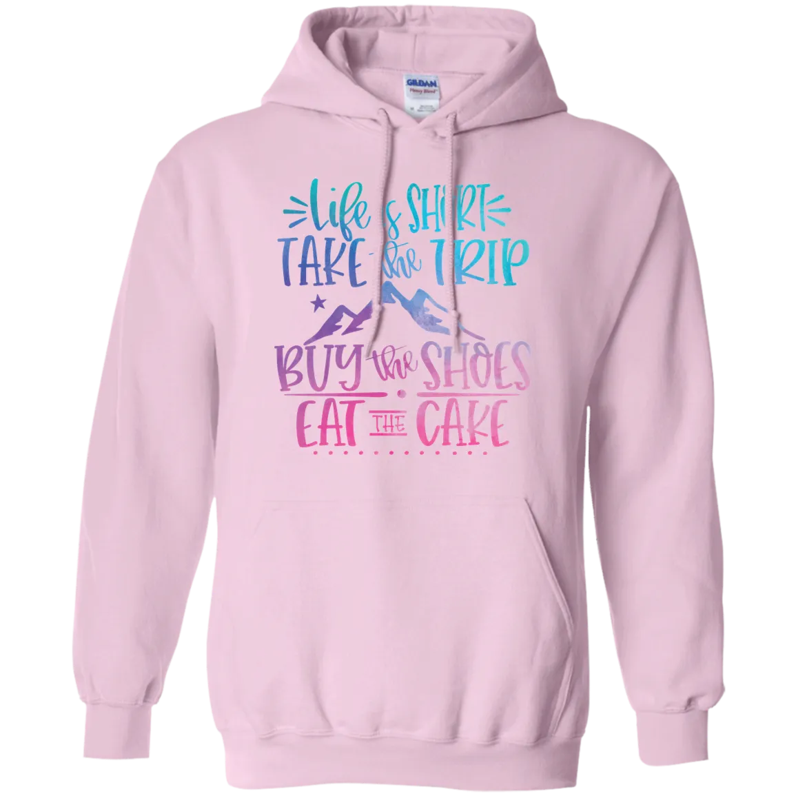 Life Is Short Gildan Hoodie – Cozy & Inspirational