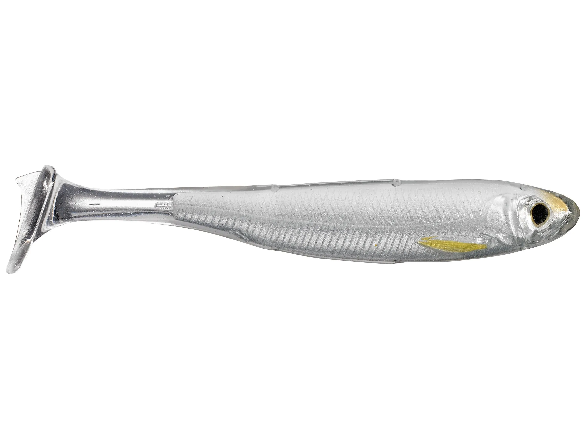 Live Target Slow Roll Shiner Paddle Tail Soft Plastic Lure