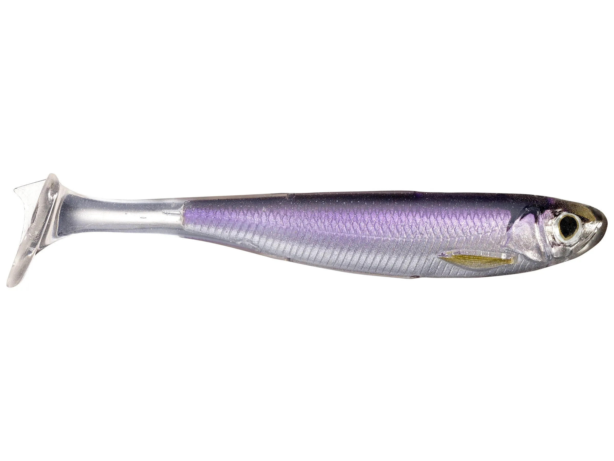 Live Target Slow Roll Shiner Paddle Tail Soft Plastic Lure
