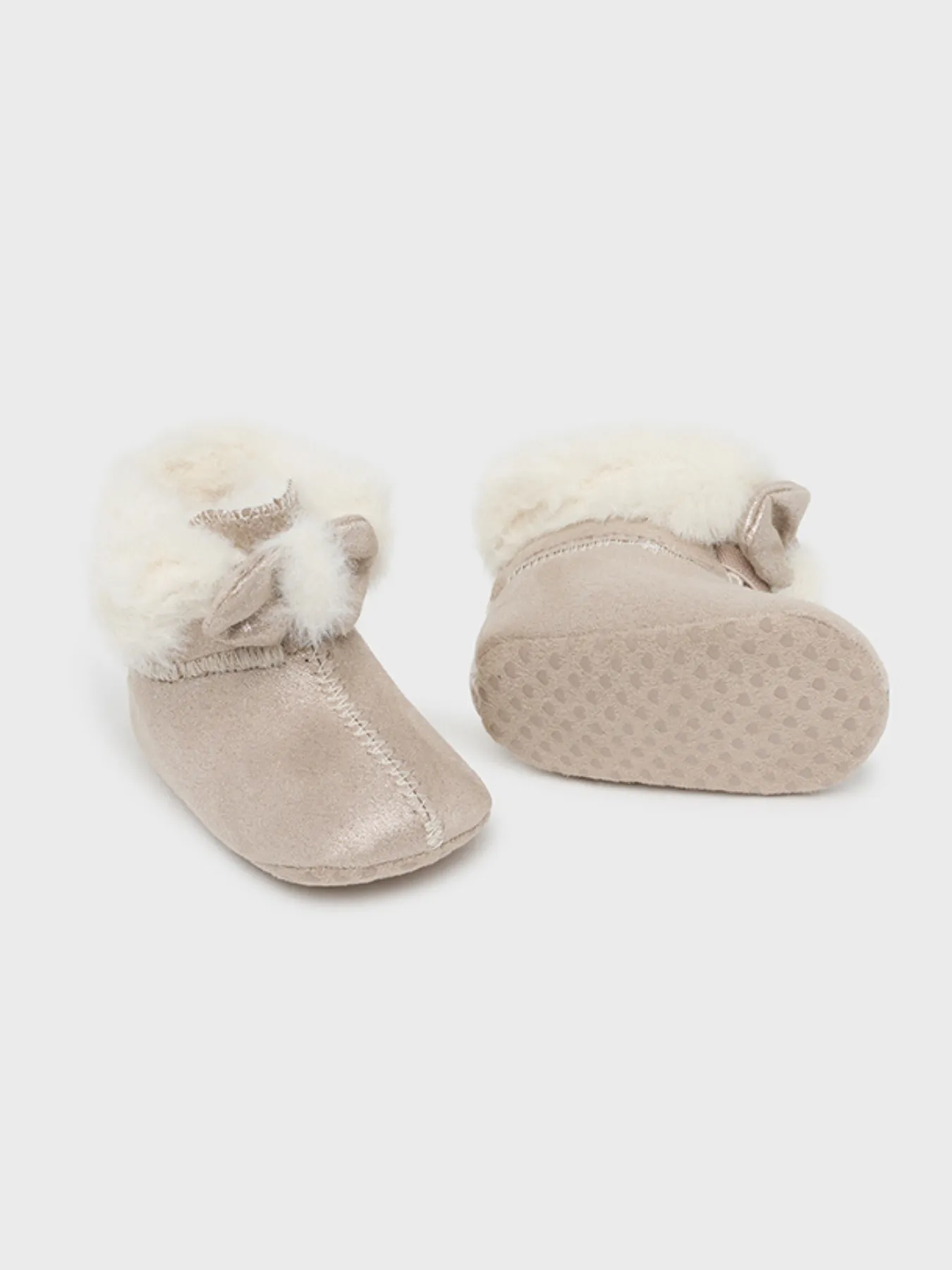Mayoral Baby Girl Faux Fur Booties