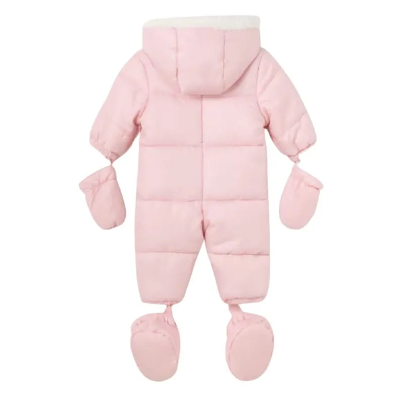 Mayoral Baby Pramsuit 2675 Pale Pink Teddy