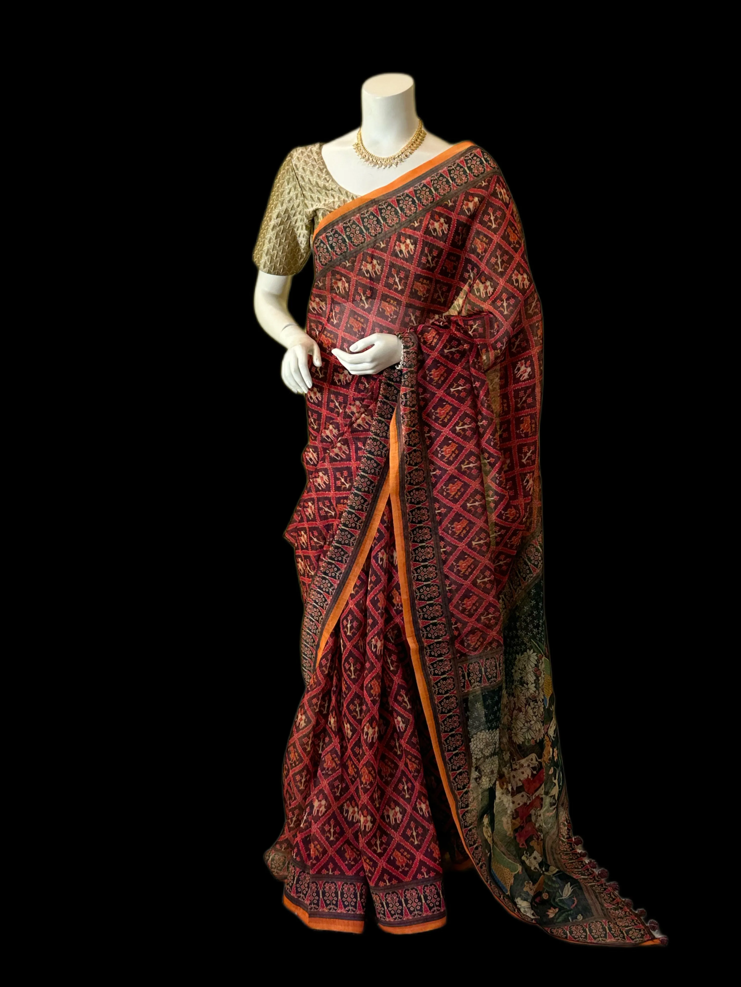 MC051223003 - Maheshwari Cotton Silk