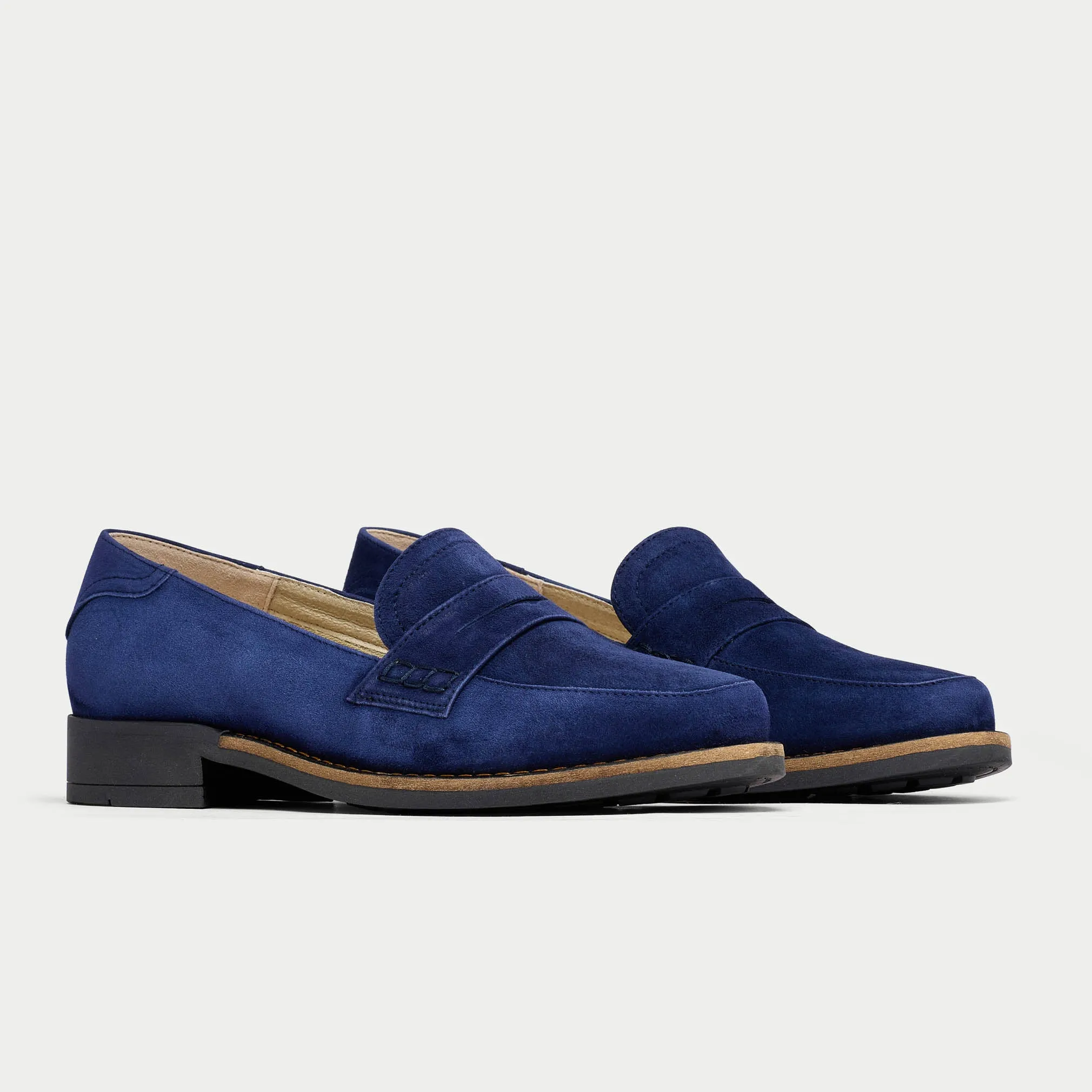 Nadia - Navy Suede