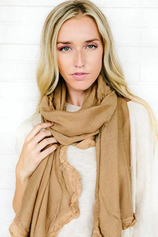 Natalie Tassel Fringe Scarf