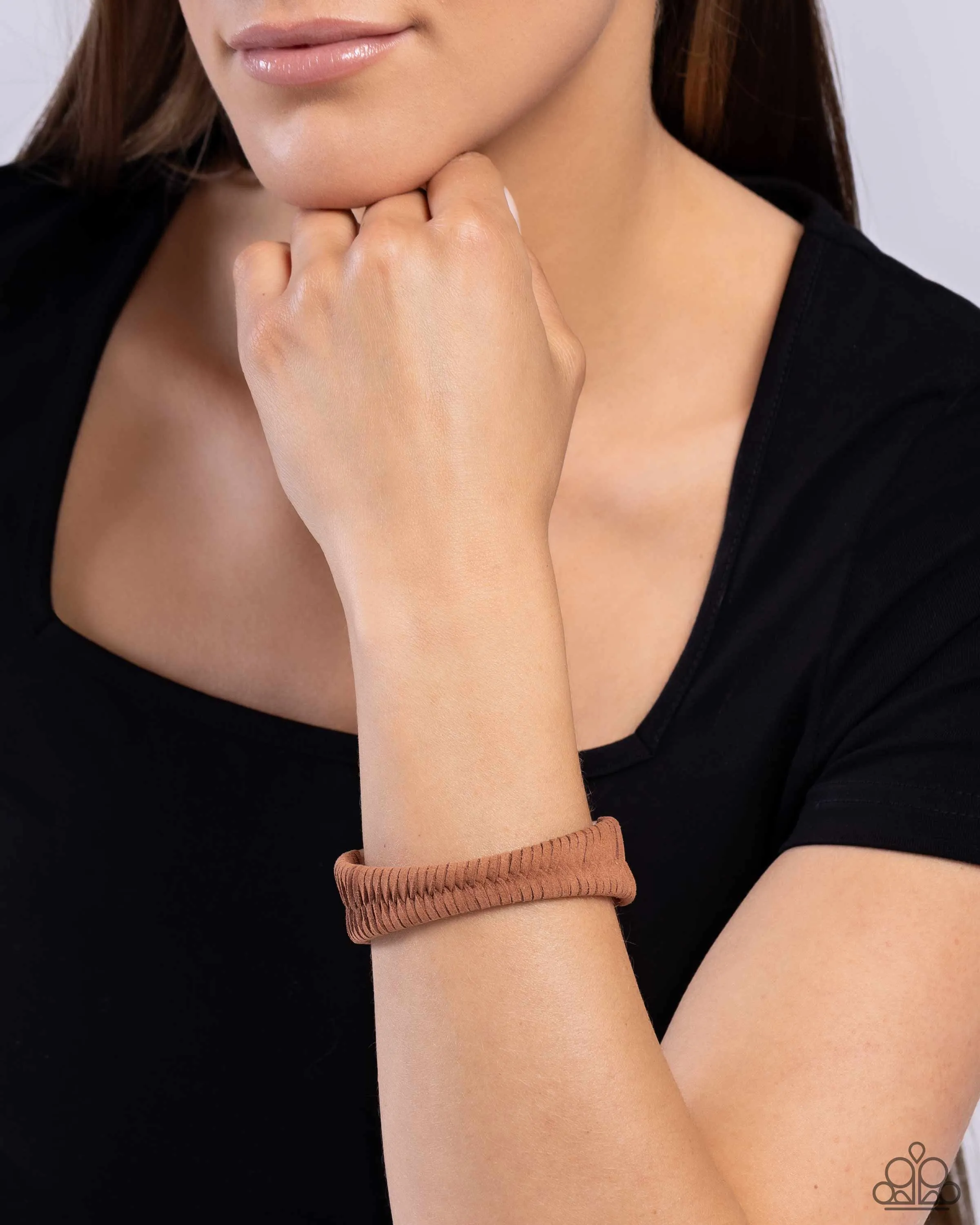 Paparazzi Desert Odyssey - Brown Bracelet