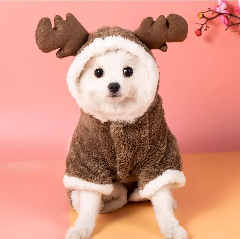 Pet Elk Holiday Cozy Sweater