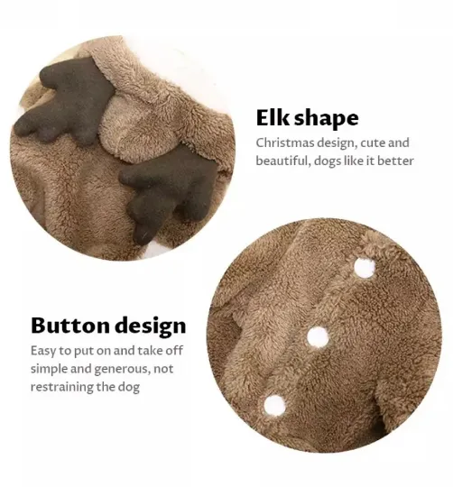 Pet Elk Holiday Cozy Sweater